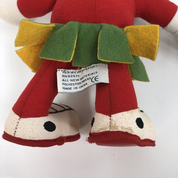 VTG Marvin Martian Plush 14" Looney Tunes Warner Bros 1995 Poseable Stands - Picture 14 of 15